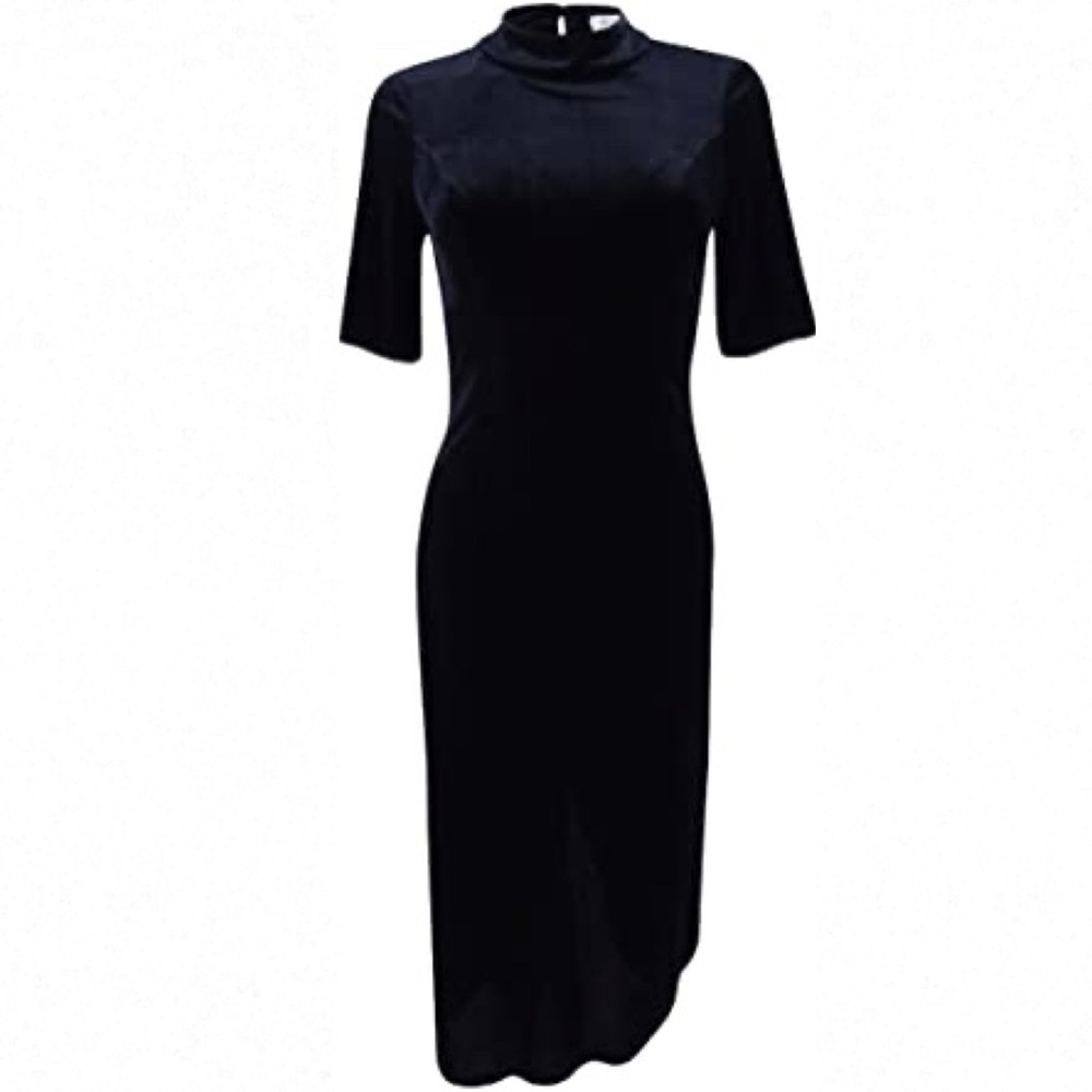BCBGeneration Bodycon velvet midi dress